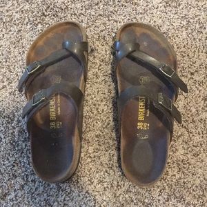 Gold mayari birkenstocks
